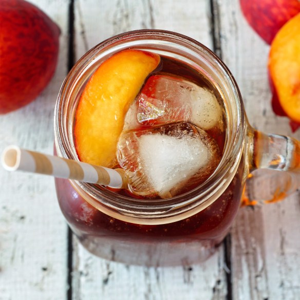 Spiked Peach Iced Tea