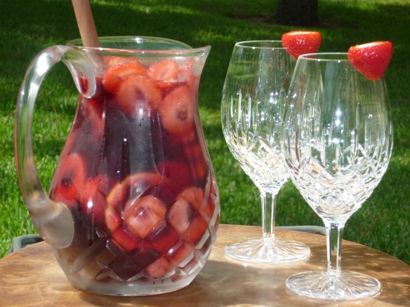 strawberry sangria